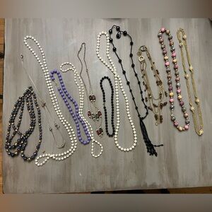 Vintage Estate Necklaces lot of 12
